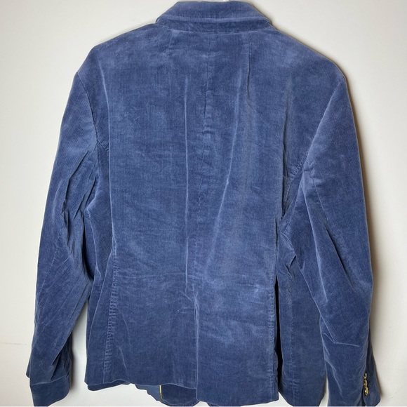 Talbots Plus size Corduroy Steel blue Blazer- 22 - Picture 6 of 11